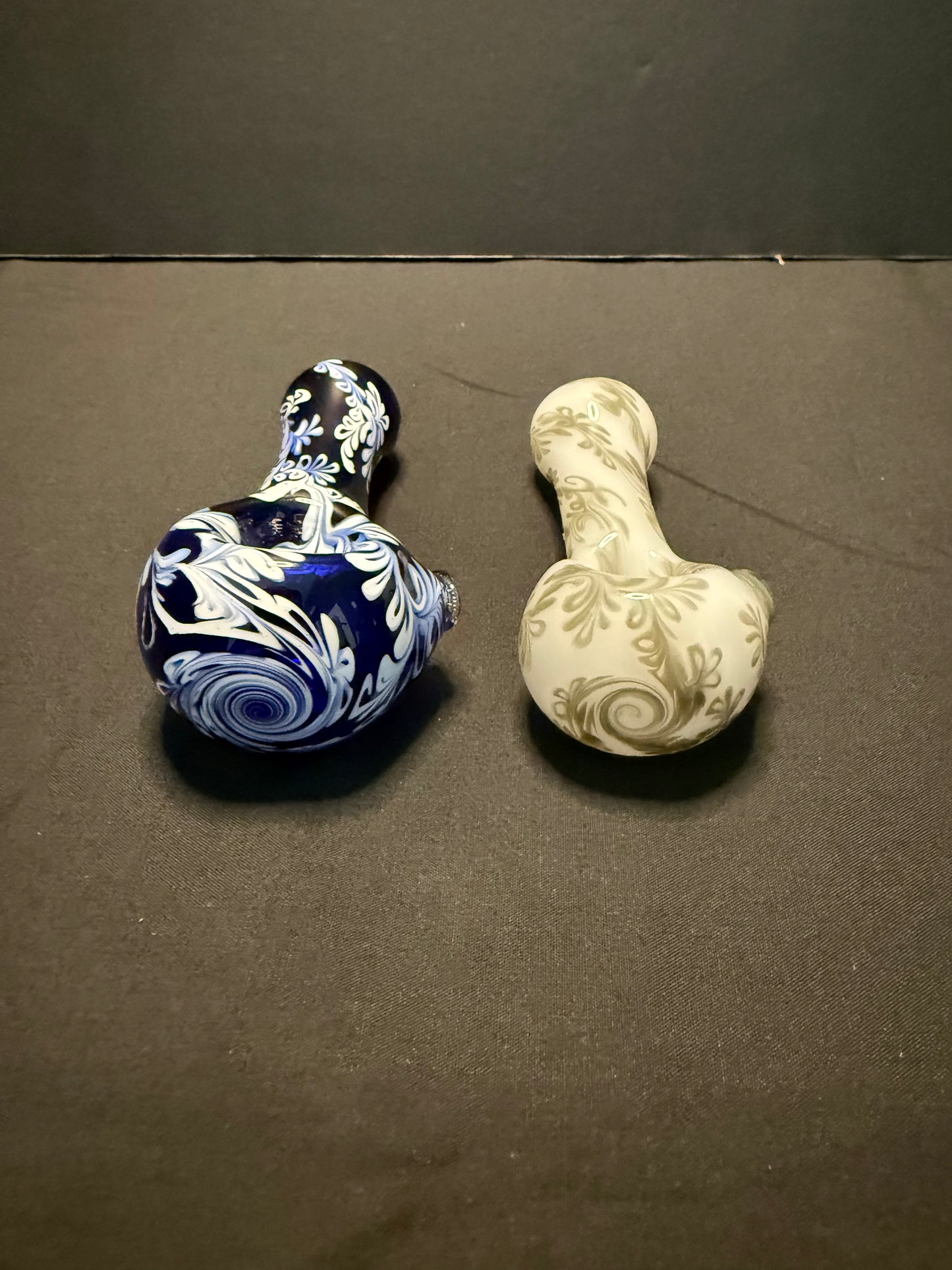Willow Pattern Spoon Pipe