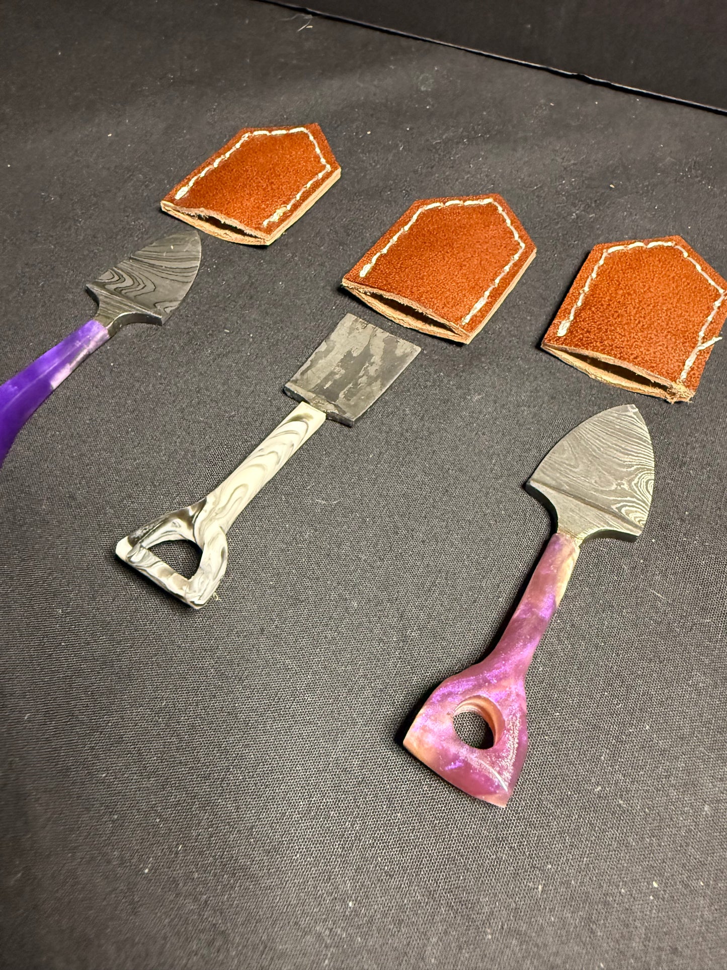 Damascus Steel Shovel Dab Tool