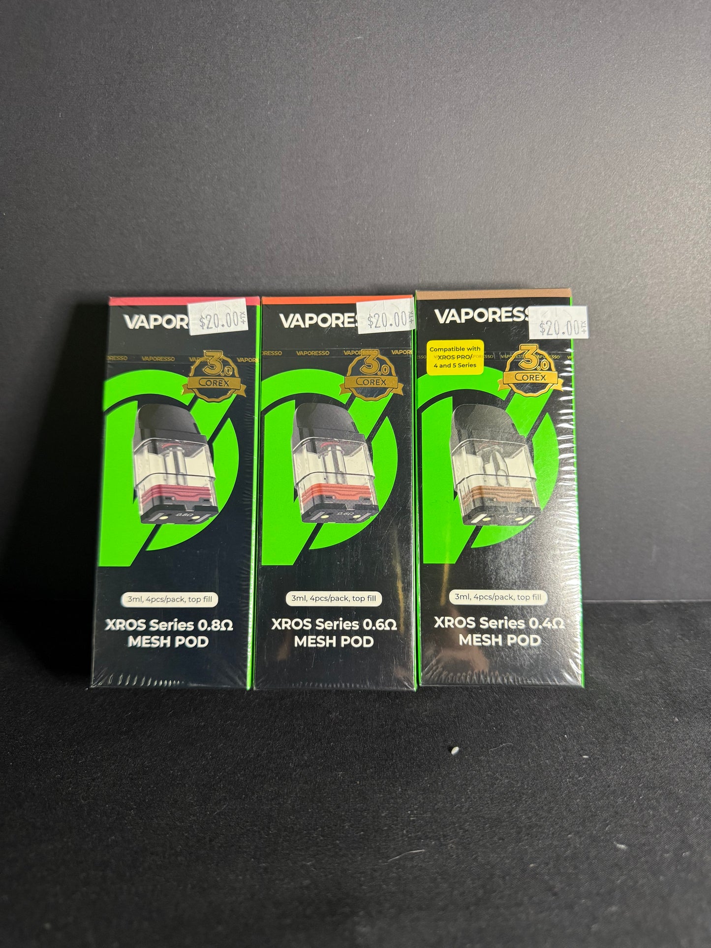 Vaporesso - XROS COREX 3.0 Replacement Pods (3ml) - Pack of 4