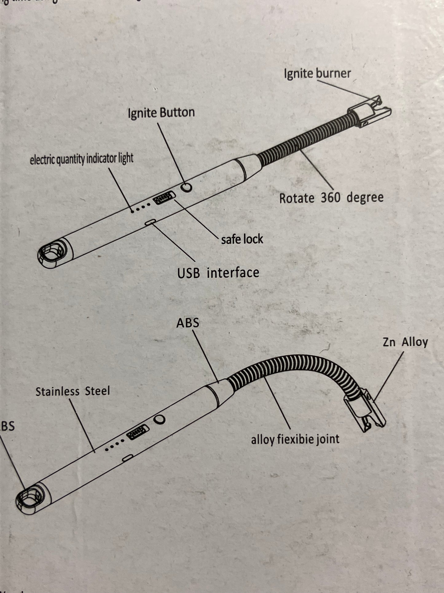 Long Reaching Electric Arc Lighter
