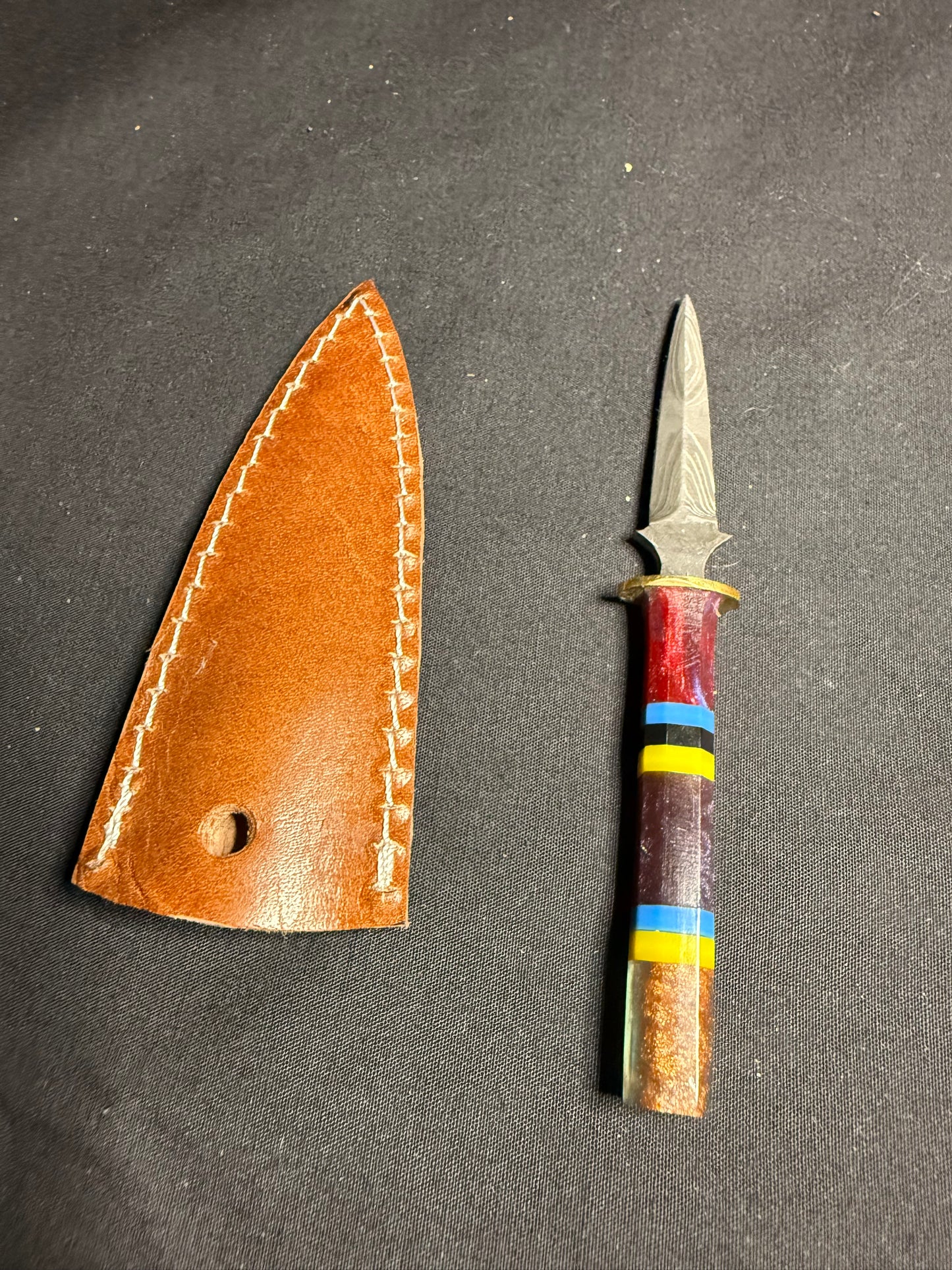 STILETTO DAMASCUS STEEL DAB TOOL