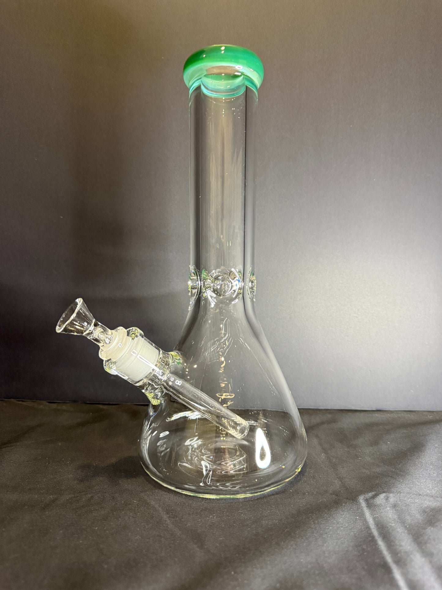12" Color Lip Beaker Bong 9mm Thick