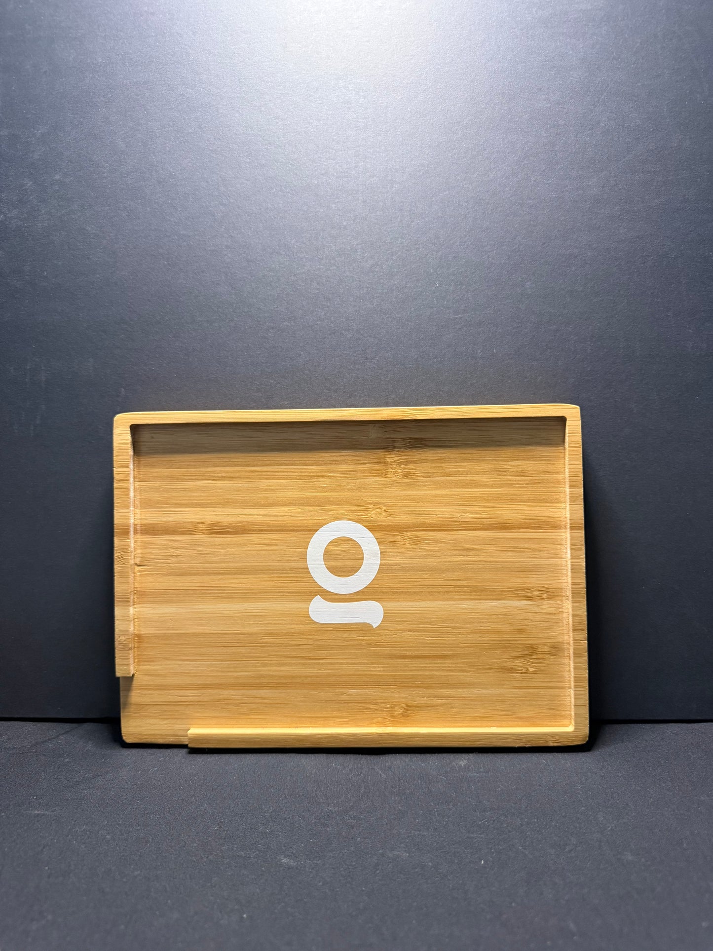 Ongrok Small Bamboo Tray – 9x6 inch Mini Wooden Tray for Rolling, Compact & Portable