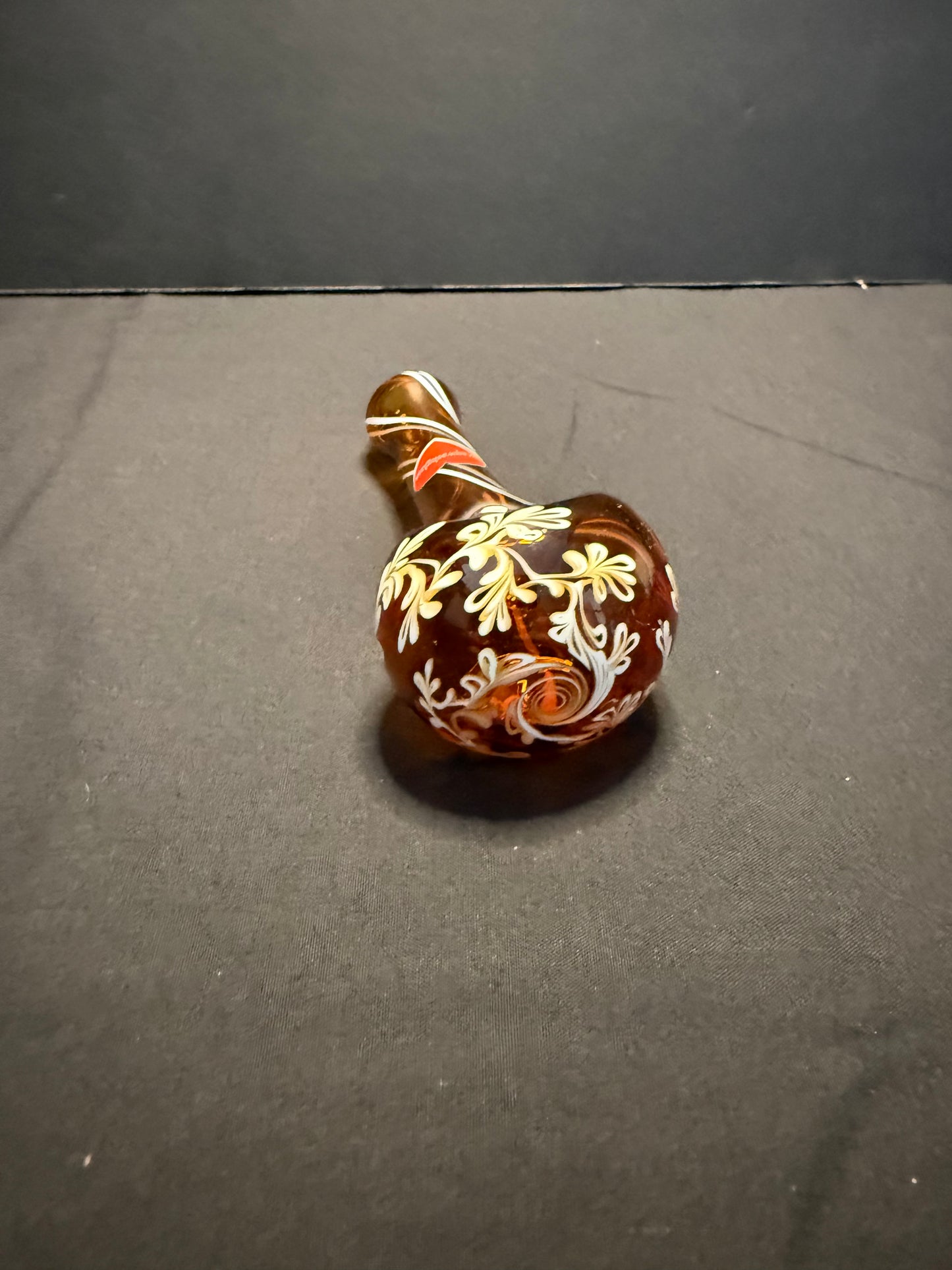 Willow Pattern Amber Pipe
