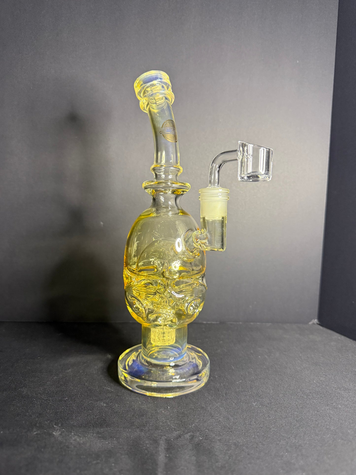 On Point Glass Fumed Swiss Dab Rig