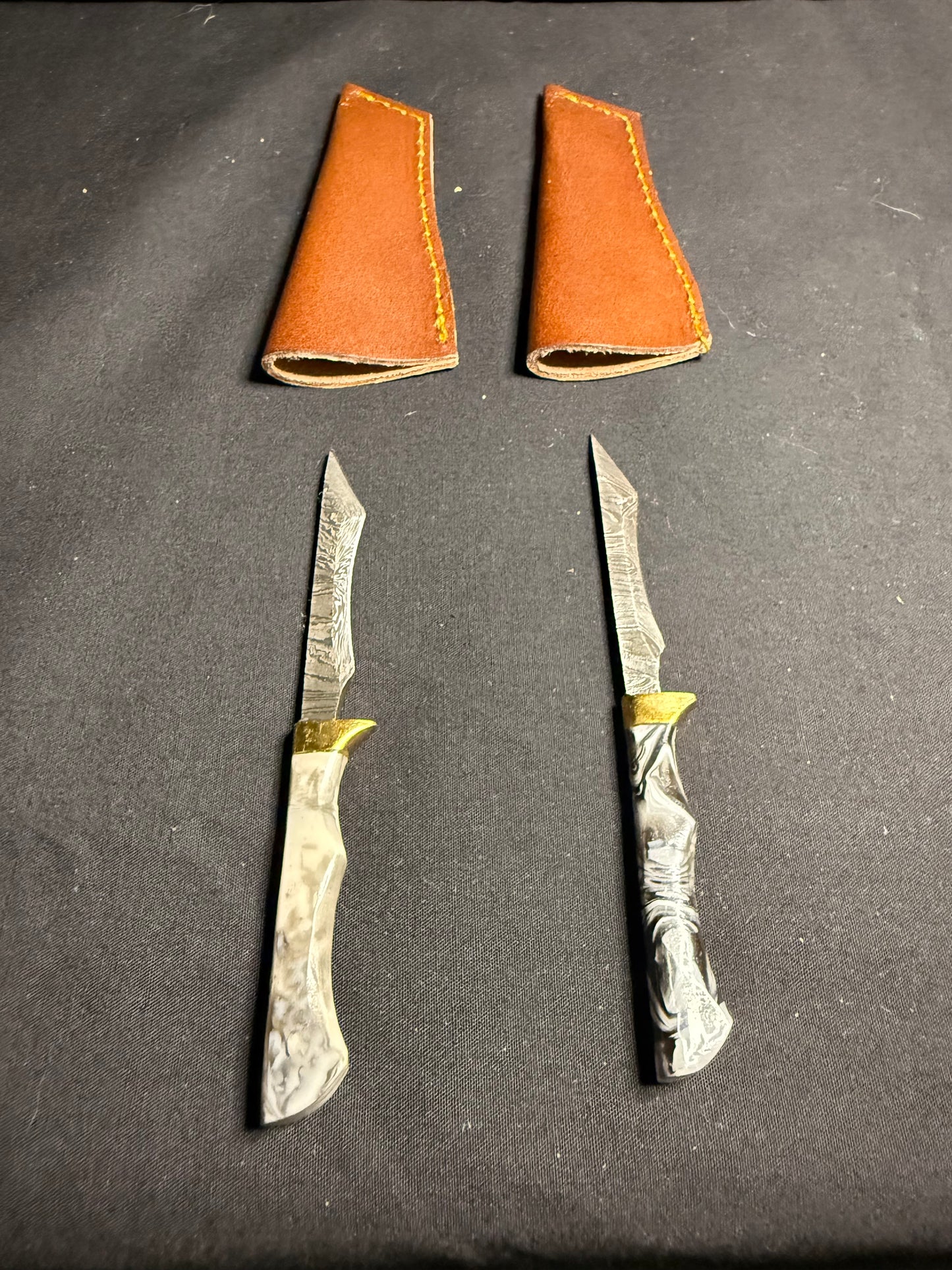 ANGULAR BLADE DAMASCUS STEEL DAB TOOL