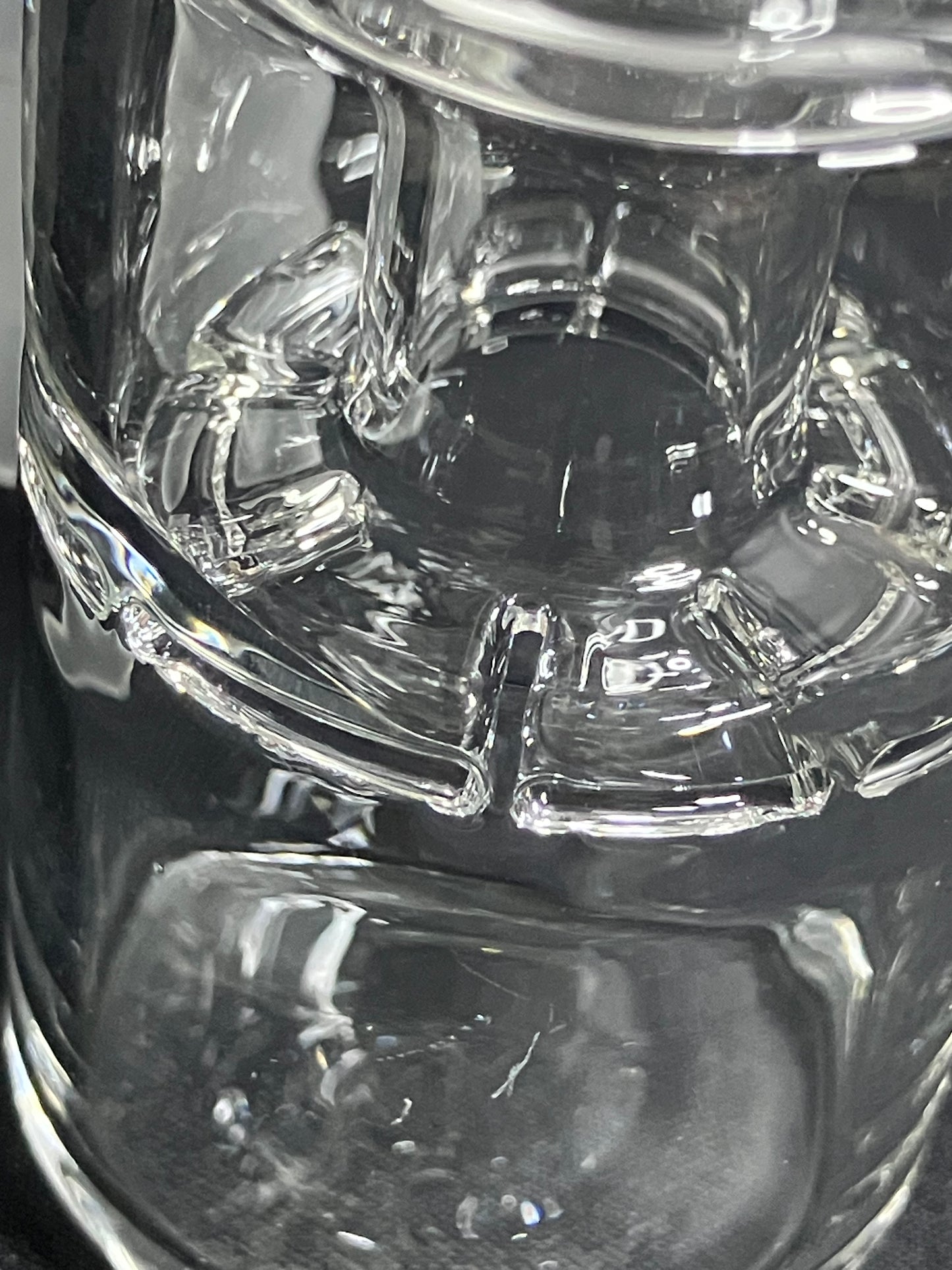 Greek Glass 18mm Dry Ash Catcher