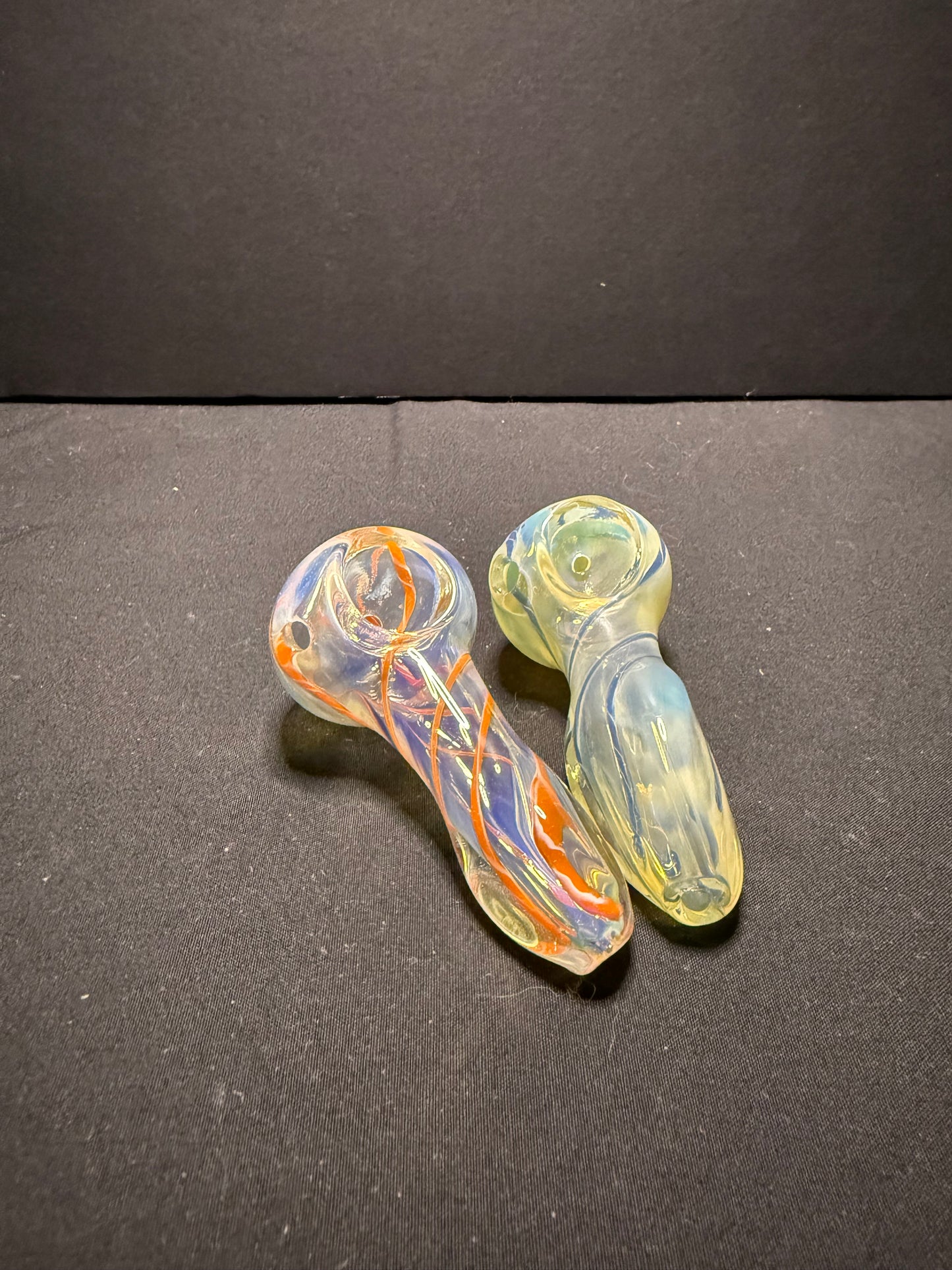 3" Fumed Color Spiral Pipes