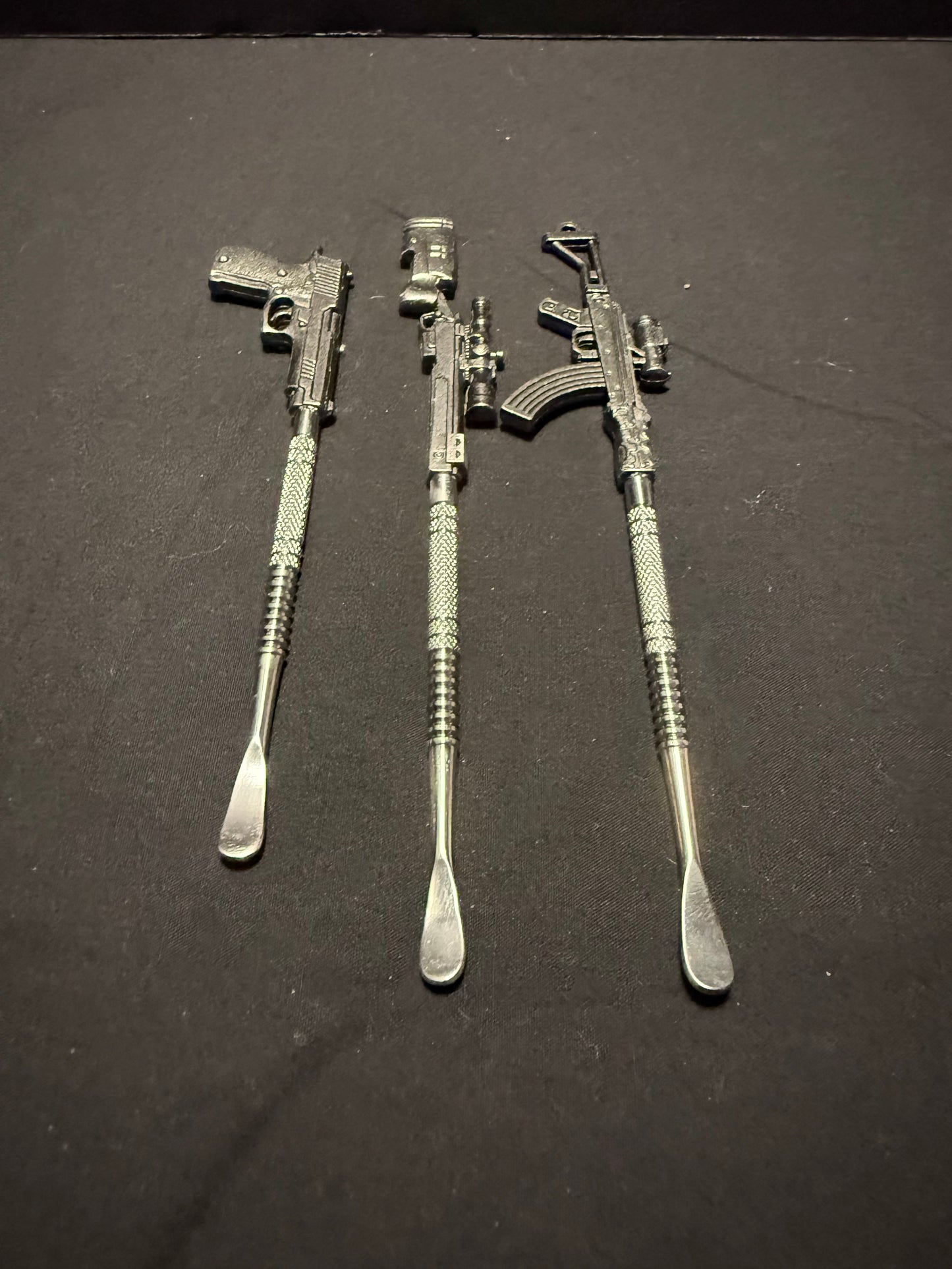 5" SILVER METAL GUN DAB TOOLS