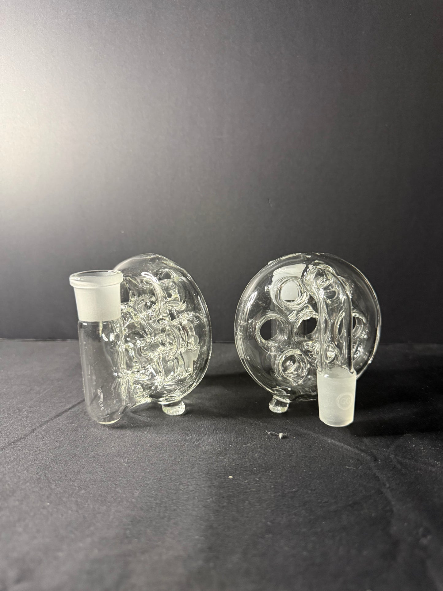 Greek Glass 18mm Swiss Ash Catcher