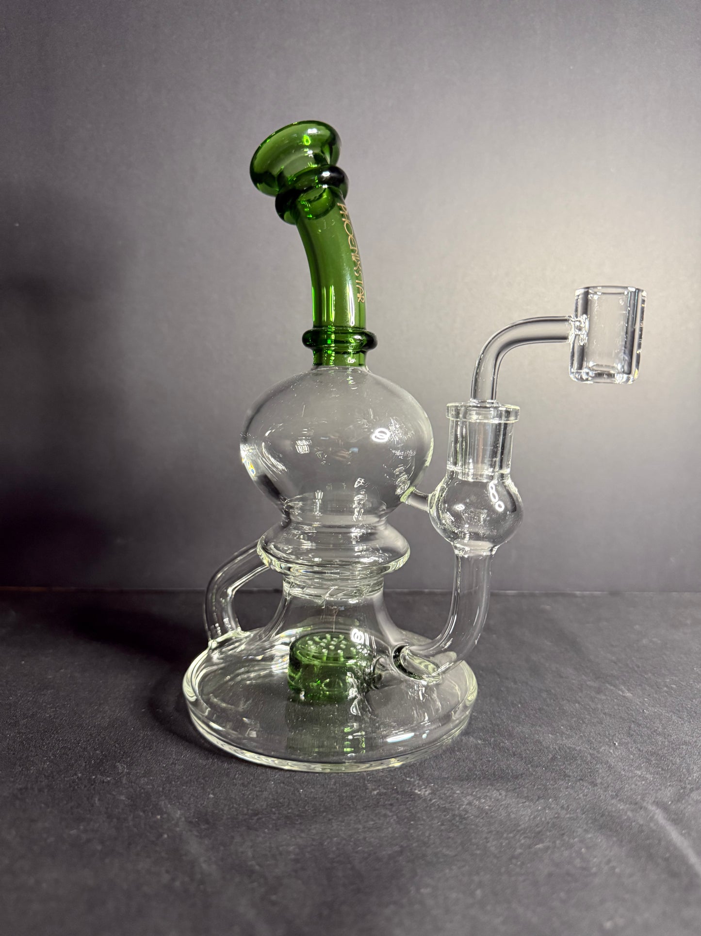 Phoenix Glass Jet Perc Recycler Rig