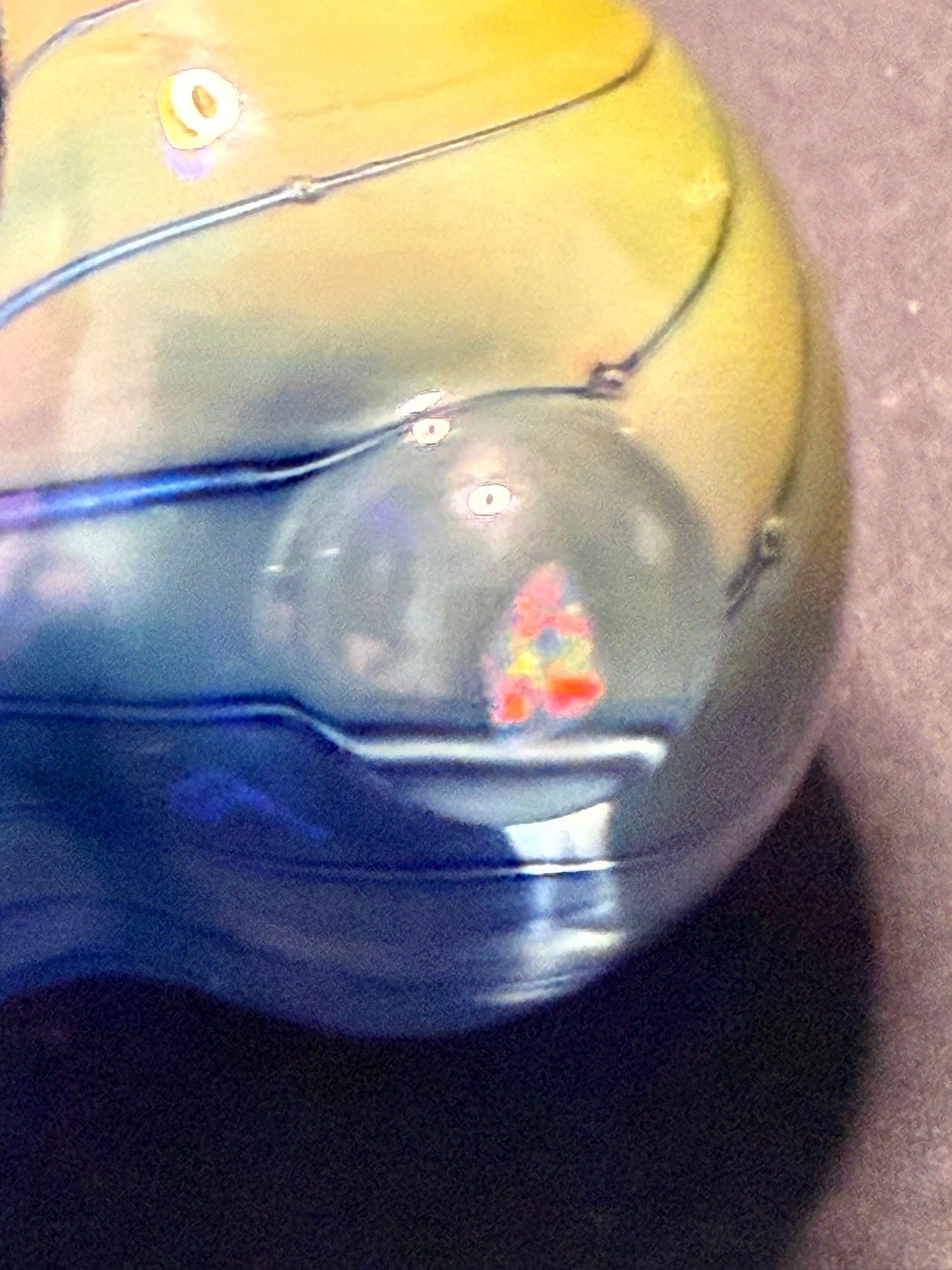 Silver And Gold Fume Spoon Pipe