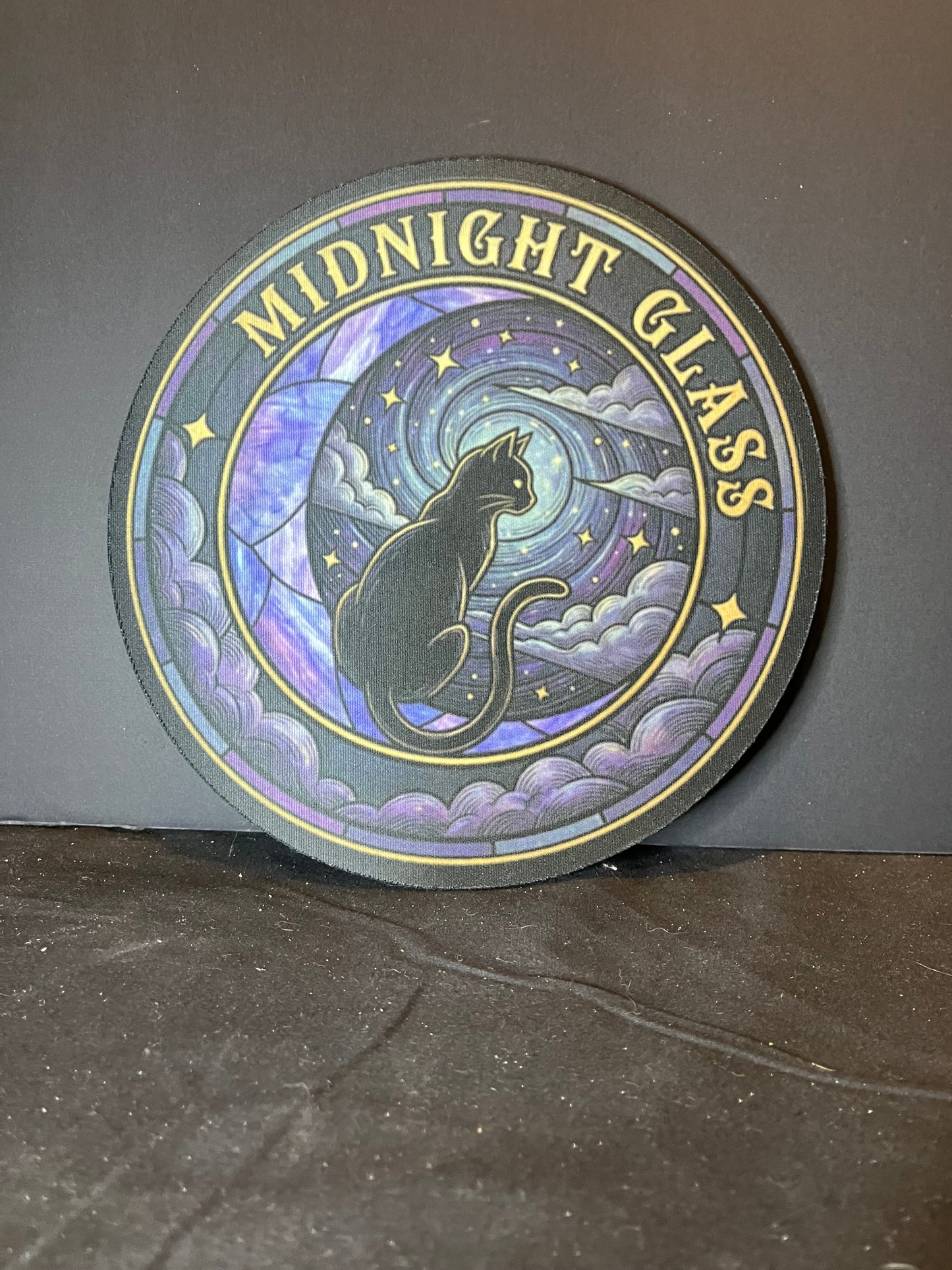 Midnight Glass “Cosmic Swirl” Dab Mat