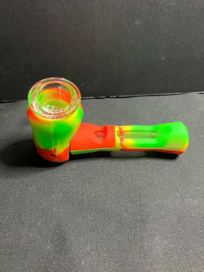 Silicone 4” Hammer Hand Pipe