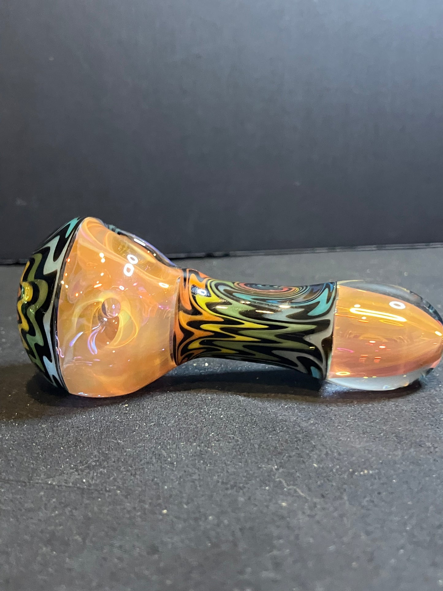 4” Color Fumed Wig Wag Pipes