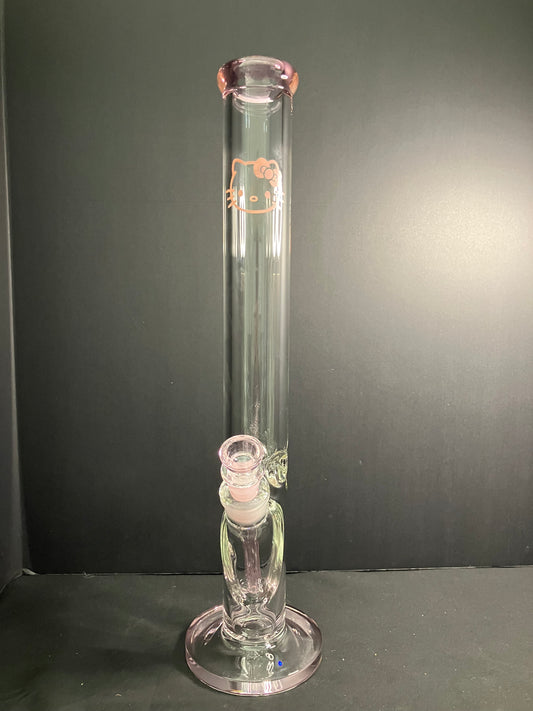 18” Pink Kitty Straight Tube