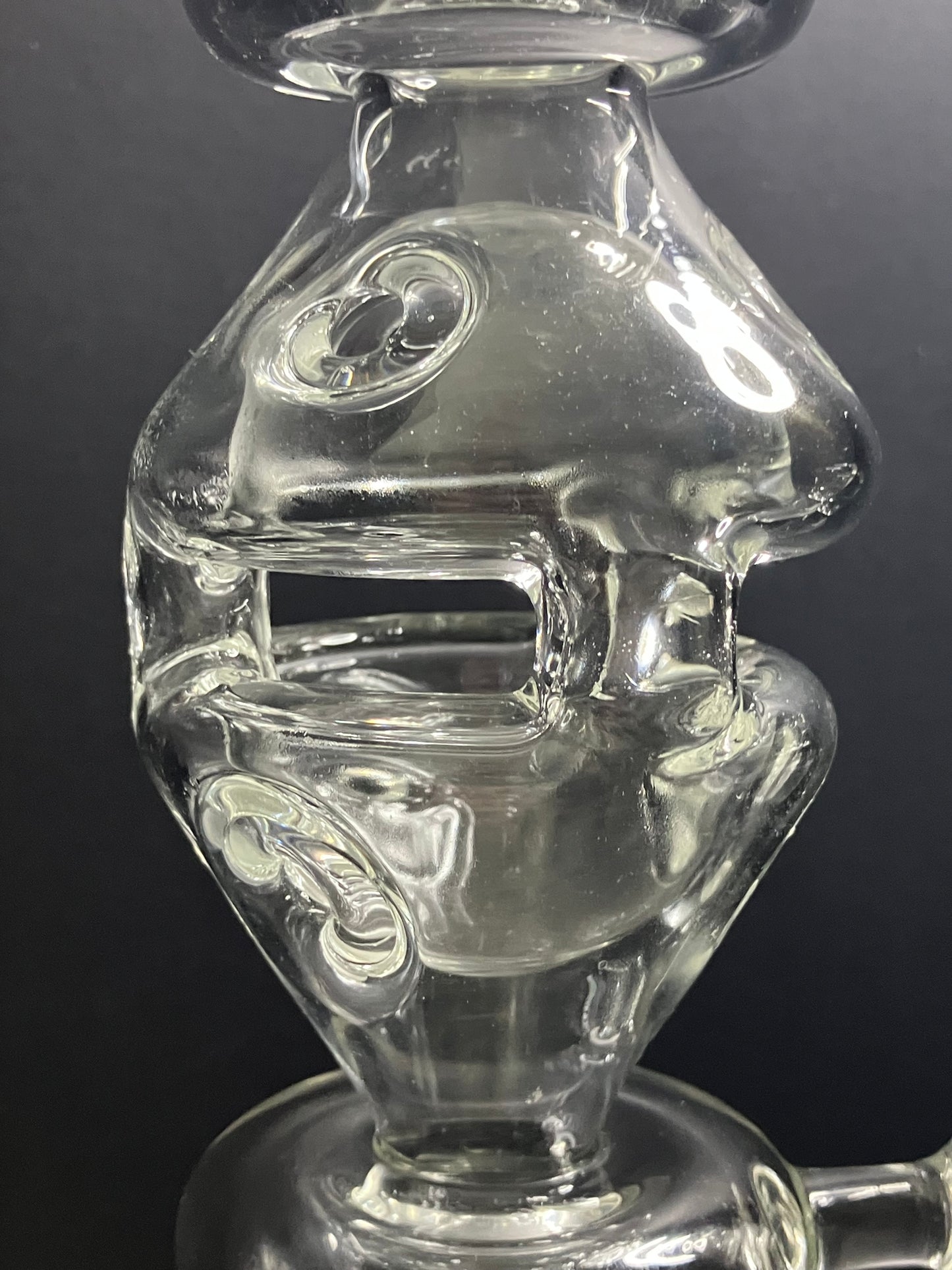 2k Glass 13” Inline + Fab Egg Bong
