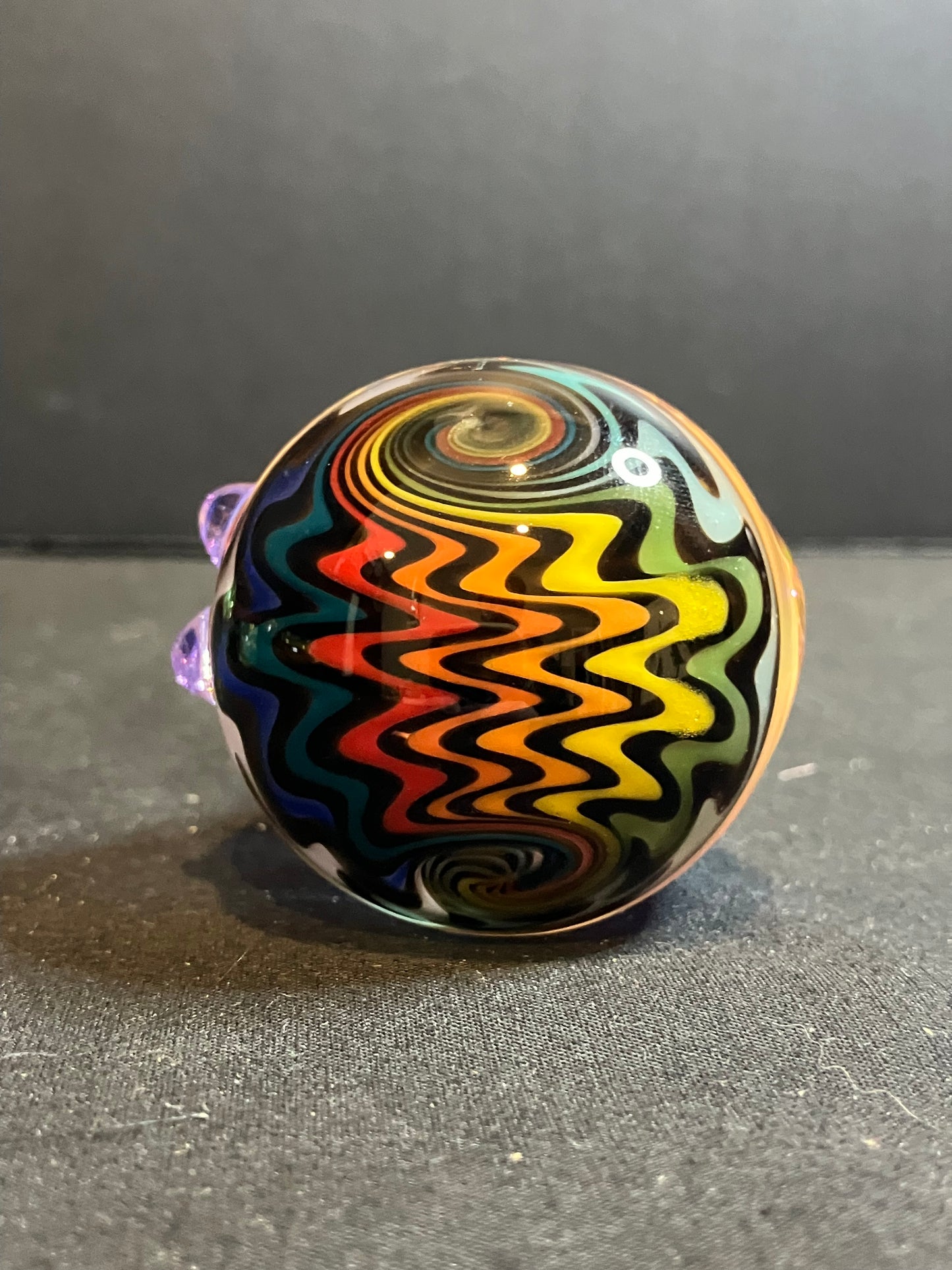 4” Color Fumed Wig Wag Pipes