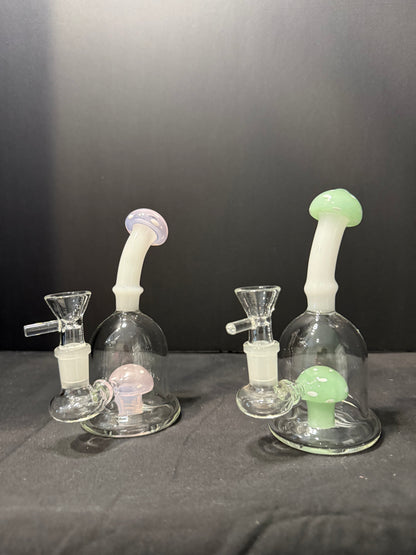 6" Mushroom Perc Bent Neck