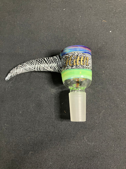 14mm Hittin Glass XL Handle Screened Bowl