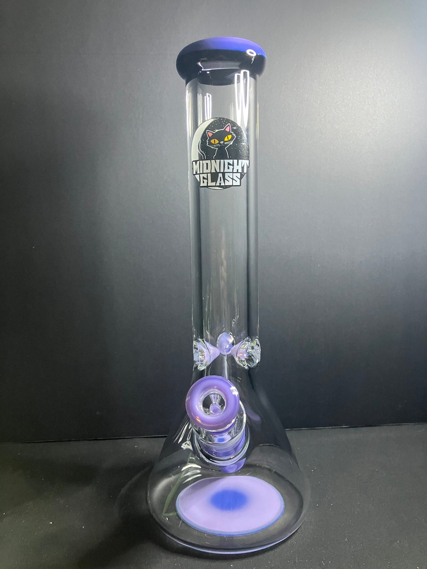 Midnight Glass 14" 9mm Beaker Bong