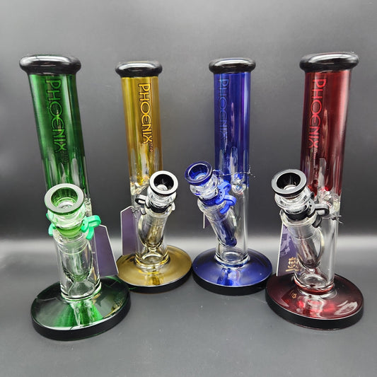 10" Color Drip Straight Tube - Avernic Smoke Shop