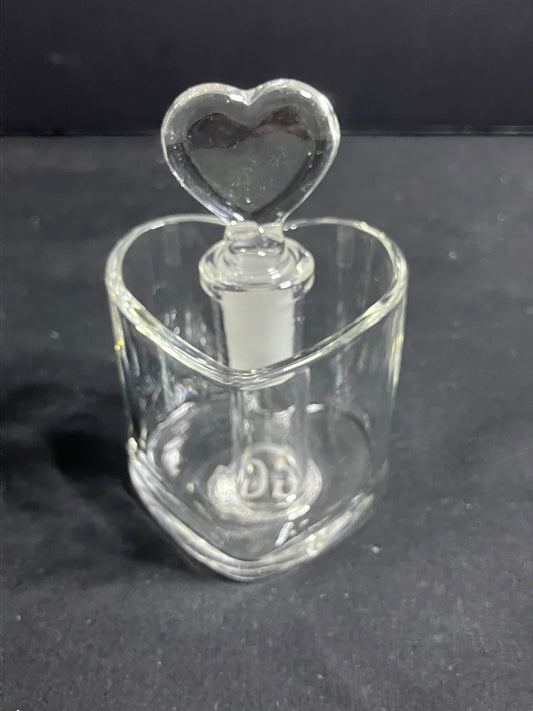 Greek Glass Heart Shaped Qtip & Iso Holder