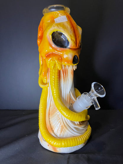 10” 3D Alien Lizard Beaker Bong