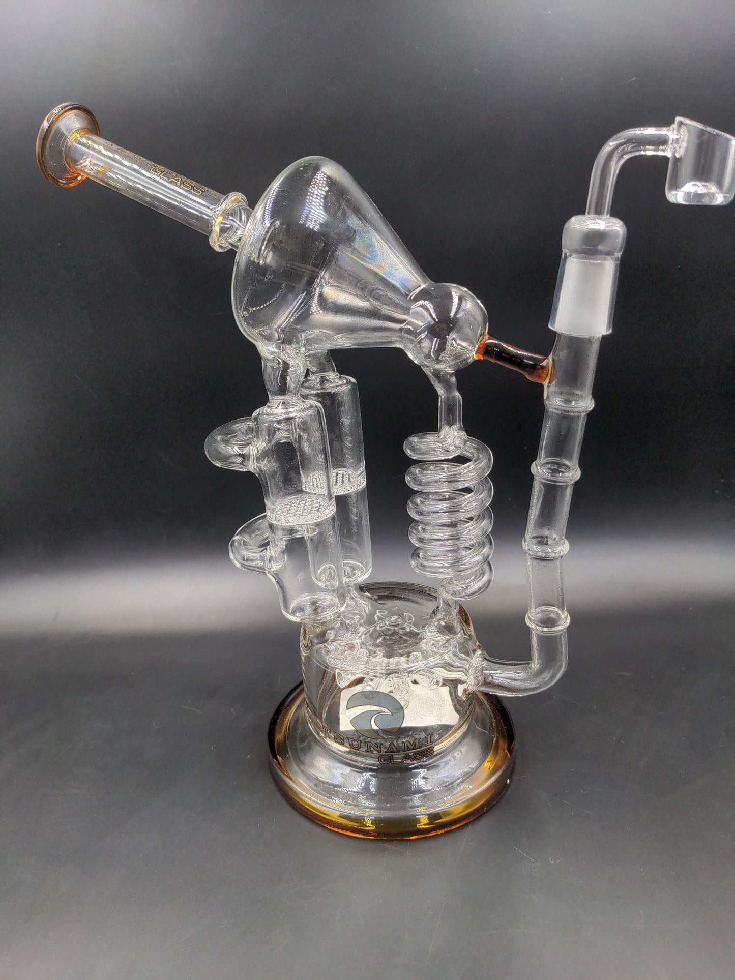 12" Tsunami Sprinkler Honeycomb Twist Recycler - Avernic Smoke Shop