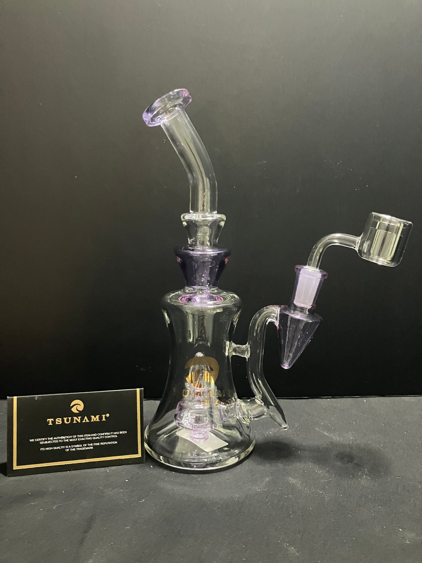 Tsunami Concentrate Rig Showerhead Pyrimid 10”