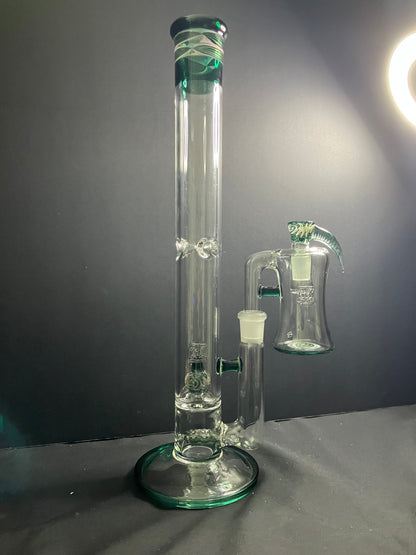 2K Glass Worked Full Accent Bong Set