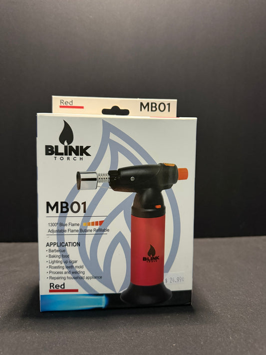 Blink MB01 Refillable Adjustable Butane Torch | 6.25"