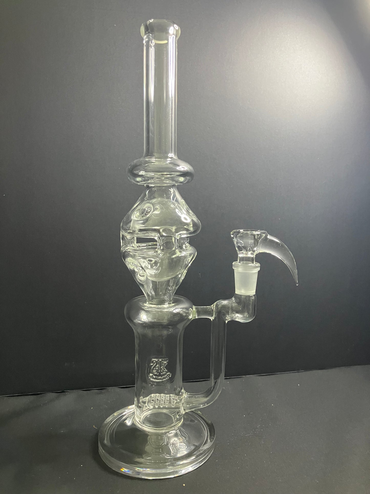 2k Glass 13” Inline + Fab Egg Bong