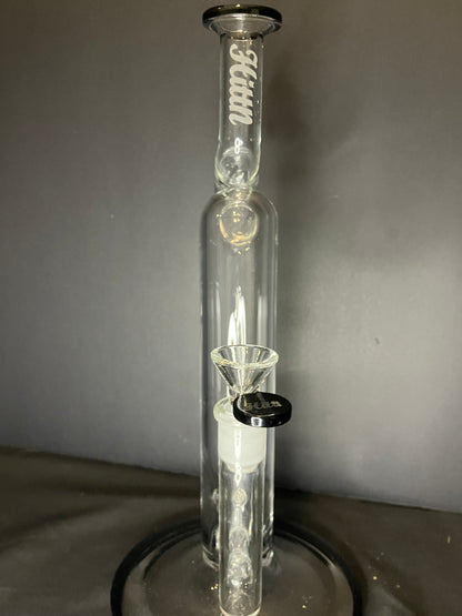 Hitting Glass 12” Natty Neck Inline Bong
