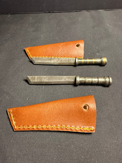 Single Edge Damascus Steel Dab Tool