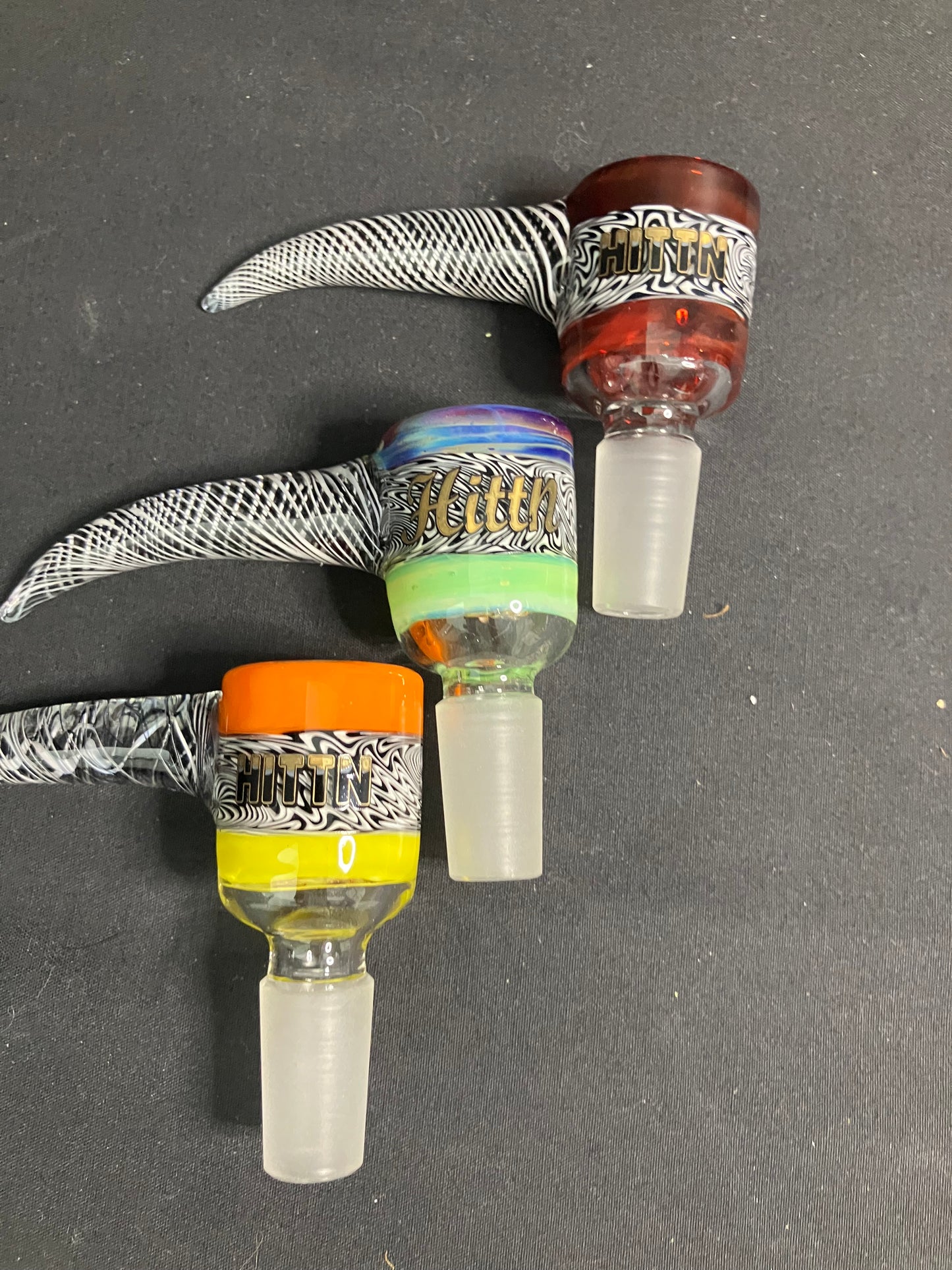 14mm Hittin Glass XL Handle Screened Bowl