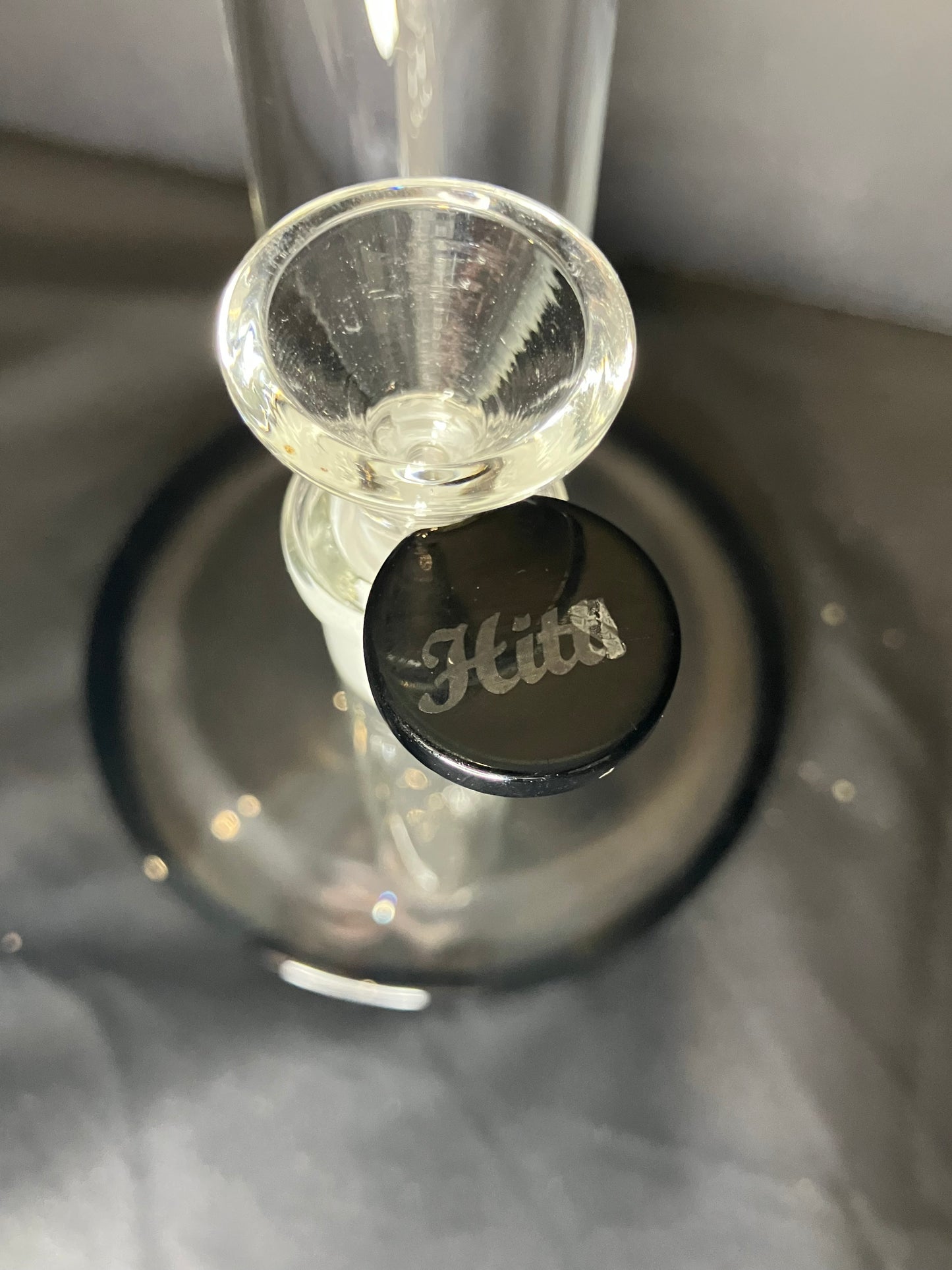 Hitting Glass 12” Natty Neck Inline Bong