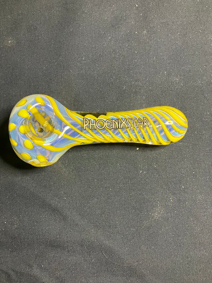 Phoenix Fumed Color Spiral Hand Pipe