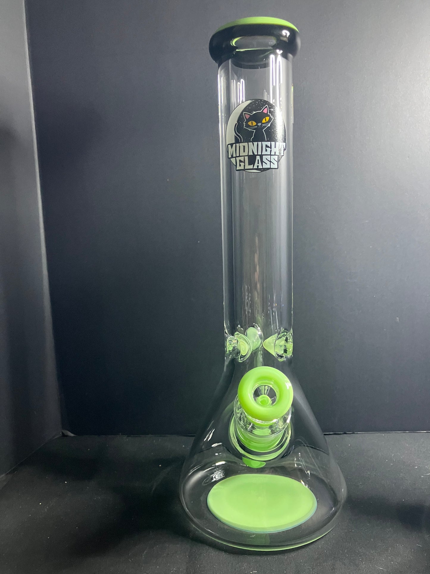 Midnight Glass 14" 9mm Beaker Bong