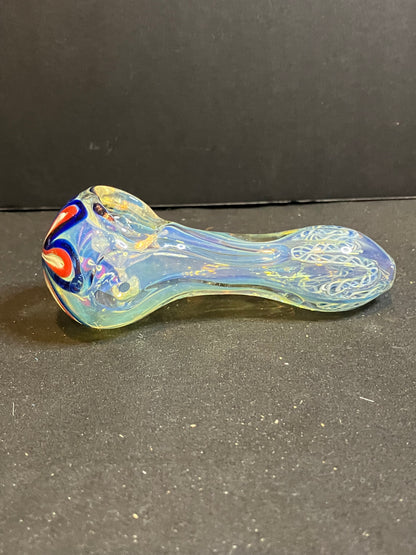 4” Fumed Rope Flower Hand Pipe