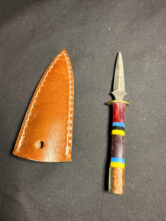STILETTO DAMASCUS STEEL DAB TOOL
