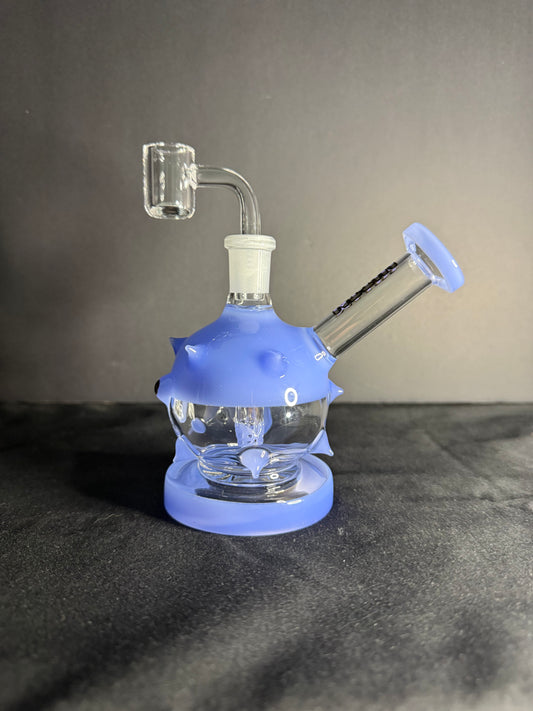 Hittn Glass 5" Puffer Fish Dab Rig