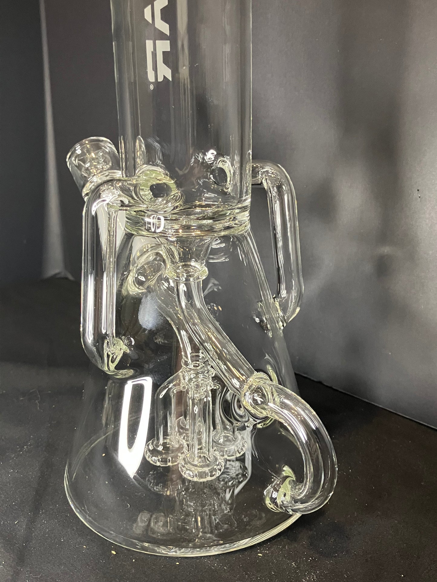 Pulsar Quad-Arm Showerhead Recycler Beaker Bong | 12”