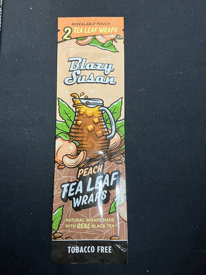 Blazy Susan Peach Tea Leaf Wraps