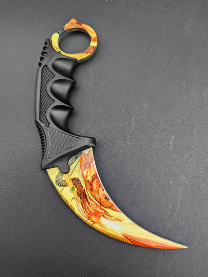 5" Karambit Curved Hunting Knife