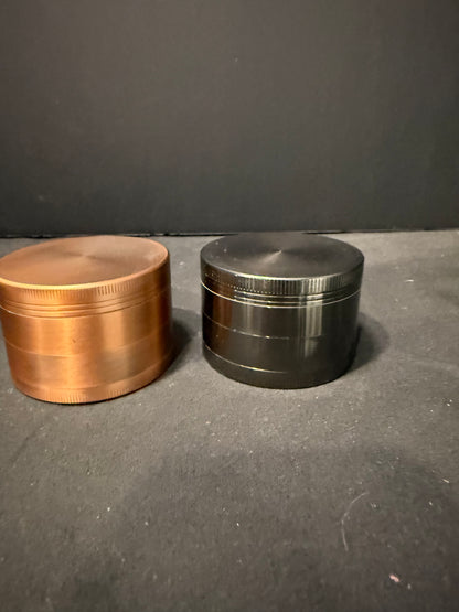 Solid Color 4 Piece Zinc Herb Grinder