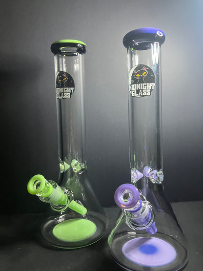 Midnight Glass 14" 9mm Beaker Bong