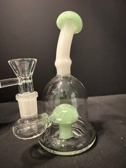 6" Mushroom Perc Bent Neck
