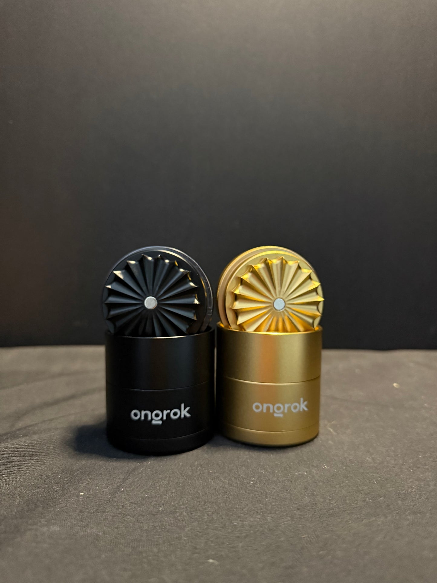 ONGROK Flower Petal Toothless Aluminum Storage Grinder 2.2"