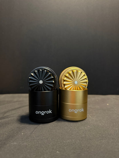 ONGROK Flower Petal Toothless Aluminum Storage Grinder 2.2"